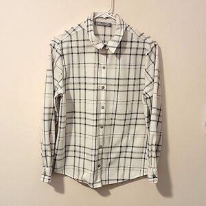 Lee Riders brushed plaid flannel shirt size M